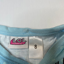 Load image into Gallery viewer, Girls LOL Surprise, cotton t-shirt / top, wash fade, FUC, size 8,  
