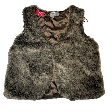 Girls Miss Understood, faux fur vest, single hook fastening, EUC, size 14,  
