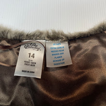 Load image into Gallery viewer, Girls Miss Understood, faux fur vest, single hook fastening, EUC, size 14,  