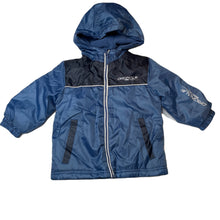 Load image into Gallery viewer, Boys H&amp;T, fleece lined hooded jacket / coat, EUC, size 2,  