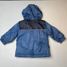 Load image into Gallery viewer, Boys H&amp;T, fleece lined hooded jacket / coat, EUC, size 2,  