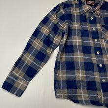 Load image into Gallery viewer, Boys Shock Resistant, flannel cotton long sleeve shirt, EUC, size 10,  