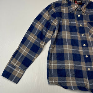 Boys Shock Resistant, flannel cotton long sleeve shirt, EUC, size 10,  