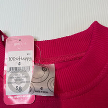 Load image into Gallery viewer, Girls Target, fleece lined sweater / jumper, NEW, size 4,  