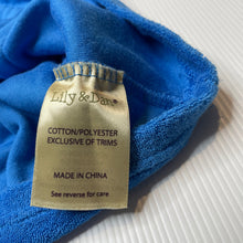 Load image into Gallery viewer, unisex Lily &amp; Dan, terry hooded beach cover top, EUC, size 1,  