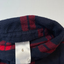 Load image into Gallery viewer, Boys Target, flannel cotton long sleeve shirt, GUC, size 6,  