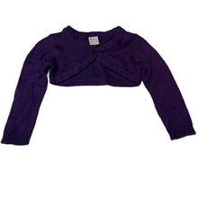 Load image into Gallery viewer, Girls Kids Stuff, purple knit bolero cardigan, EUC, size 4,  