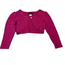 Load image into Gallery viewer, Girls CINNAMON GIRL, soft cotton bolero cardigan, GUC, size 6,  