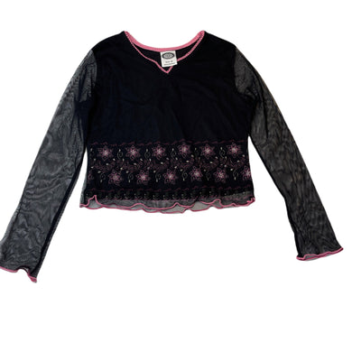 Girls Shock Resistant, vintage lightweight long sleeve top, FUC, size 10,  