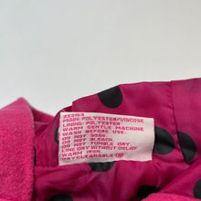 Load image into Gallery viewer, Girls Mango, pink hooded jacket / coat, GUC, size 1,  