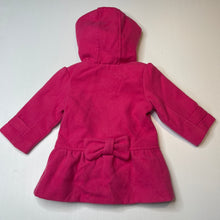 Load image into Gallery viewer, Girls Mango, pink hooded jacket / coat, GUC, size 1,  