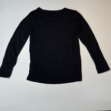 Load image into Gallery viewer, Girls Miss Understood, black cotton long sleeve tee / top, EUC, size 10,  