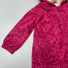 Load image into Gallery viewer, Girls H&amp;T, fleece lined lightweight spray jacket, EUC, size 2,  