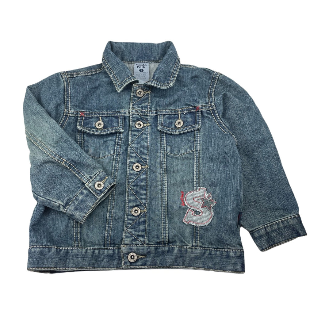 Boys Pumpkin Patch, blue denim jacket, GUC, size 3,  