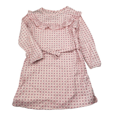 Girls Cotton On, lightweight cotton long sleeve dress, EUC, size 4, L: 53cm