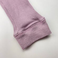 Load image into Gallery viewer, Girls Petite Papinelle, waffle long sleeve pyjama top, FUC, size 6,  
