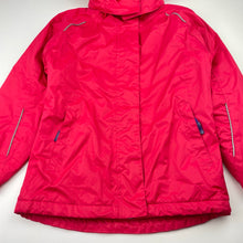 Load image into Gallery viewer, unisex L&amp;D, fleece lined waterproof jacket / coat, EUC, size 8,  