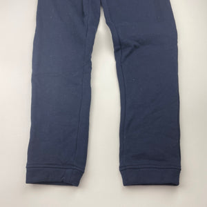 Boys Target, navy fleece lined track pants, Inside leg: 61cm, EUC, size 9,  