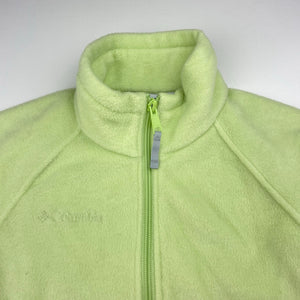 Girls Columbia, soft fleece zip up sweater, EUC, size 10-12,  