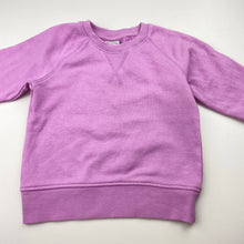 Load image into Gallery viewer, Girls Favourites, purple fleece lined sweater / jumper, FUC, size 3,  