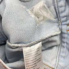 Load image into Gallery viewer, Girls Bardot Junior, distressed denim jacket, marks back right sleeve, FUC, size 5,  