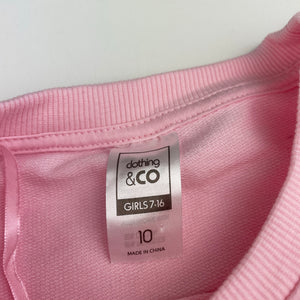 Girls Clothing & Co, open-shoulder lightweight sweater / top, EUC, size 10,  