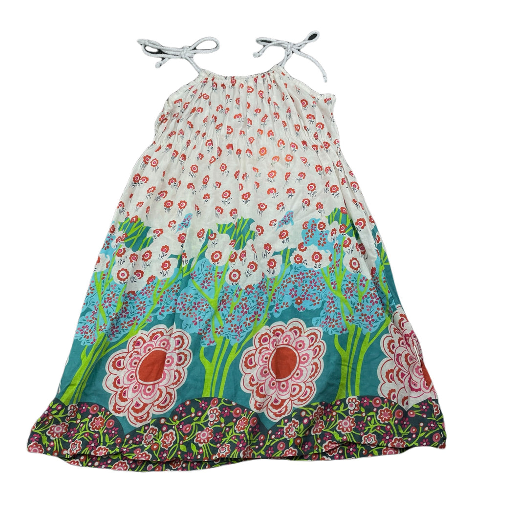 Girls Sudo, lightweight cotton summer dress, GUC, size 7, L: 64cm