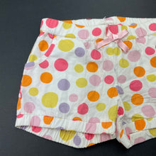 Load image into Gallery viewer, Girls Pumpkin Patch, lightweight pyjama shorts, elasticated, FUC, size 2,  