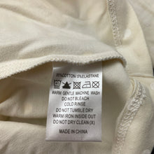 Load image into Gallery viewer, Girls Bebe by Minihaha, cream stretchy long sleeve top, EUC, size 2,  
