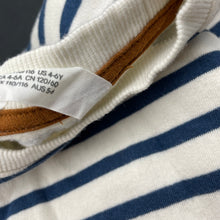 Load image into Gallery viewer, Boys H&amp;M, striped fleece lined sweater / jumper, FUC, size 5-6,  