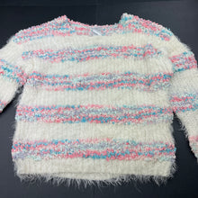 Load image into Gallery viewer, Girls Target, fluffy stretchy sweater / jumper, GUC, size 7,  
