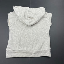 Load image into Gallery viewer, Girls B Collection, grey sleeveless hoodie sweater, NEW, size 3,  