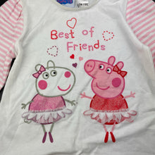 Load image into Gallery viewer, Girls Peppa Pig, soft feel long sleeve pyjama top, NEW, size 4,  