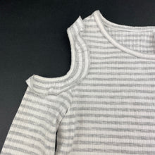 Load image into Gallery viewer, Girls Target, stretchy open-shoulder long sleeve top, GUC, size 7,  