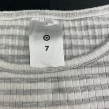 Load image into Gallery viewer, Girls Target, stretchy open-shoulder long sleeve top, GUC, size 7,  