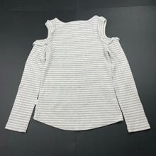 Load image into Gallery viewer, Girls Target, stretchy open-shoulder long sleeve top, GUC, size 7,  