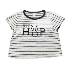 Load image into Gallery viewer, Girls Target, striped cotton cropped tee / top, GUC, size 10,  