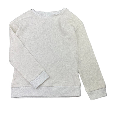 Girls H&T, metallic silver lightweight sweater / jumper, EUC, size 7,  