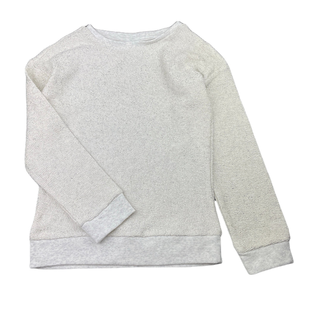 Girls H&T, metallic silver lightweight sweater / jumper, EUC, size 7,  