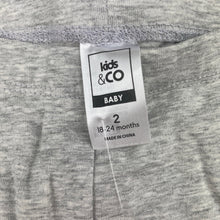 Load image into Gallery viewer, Girls Kids &amp; Co, grey marle leggings / bottoms, NEW, size 2,  