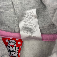 Load image into Gallery viewer, Girls Disney, Minnie Mouse fleece lined zip hoodie sweater, GUC, size 2,  
