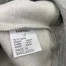 Load image into Gallery viewer, Boys Emerson, grey fleece lined sweater / jumper, EUC, size 10,  