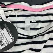 Load image into Gallery viewer, Girls Pavement, striped cotton long sleeve top, rabbit, NEW, size 12,  