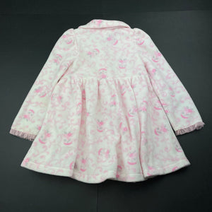 Girls Little Wacoal, lightweight fleece jacket, L: 43cm, FUC, size 2,  