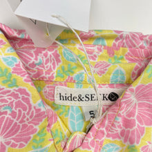 Load image into Gallery viewer, Girls hide &amp; SEEK, colourful floral long sleeve shirt, NEW, size 5,  
