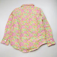 Load image into Gallery viewer, Girls hide &amp; SEEK, colourful floral long sleeve shirt, NEW, size 5,  