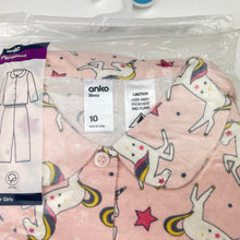 Load image into Gallery viewer, Girls Anko, flannel cotton winter pyjamas, NEW, size 10,  