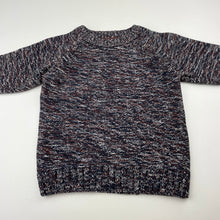 Load image into Gallery viewer, Boys knitted, cotton sweater / jumper, no labels, armpit to armpit: 29.5cm, armpit to cuff: 22cm, GUC, size 1,  