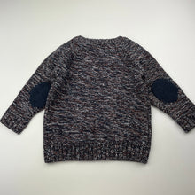 Load image into Gallery viewer, Boys knitted, cotton sweater / jumper, no labels, armpit to armpit: 29.5cm, armpit to cuff: 22cm, GUC, size 1,  