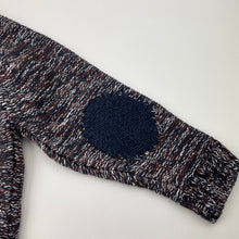 Load image into Gallery viewer, Boys knitted, cotton sweater / jumper, no labels, armpit to armpit: 29.5cm, armpit to cuff: 22cm, GUC, size 1,  